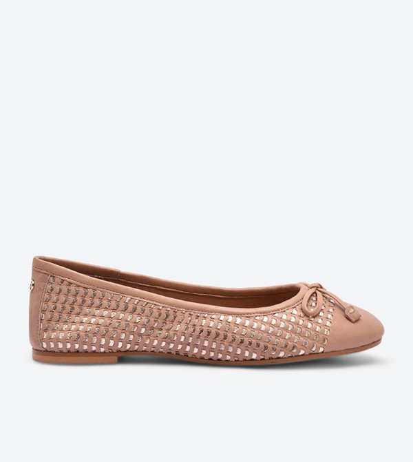 dune hennah woven ballerina shoes