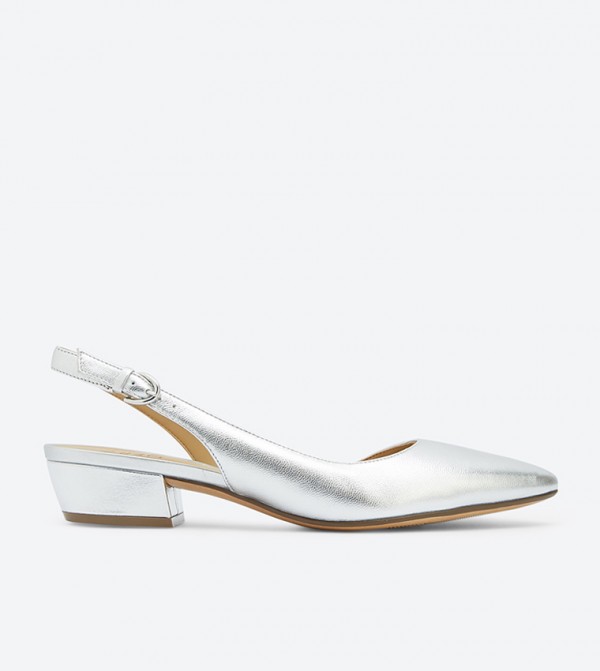 naturalizer banks slingback silver