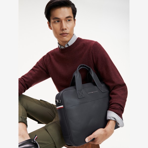 Buy Black Essential Laptop Bag for Men | Tommy Hilfiger® UAE