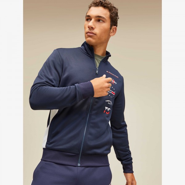 tommy hilfiger side tape tracksuit