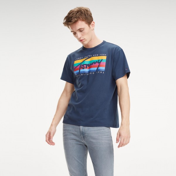 tommy jeans rainbow sweatshirt
