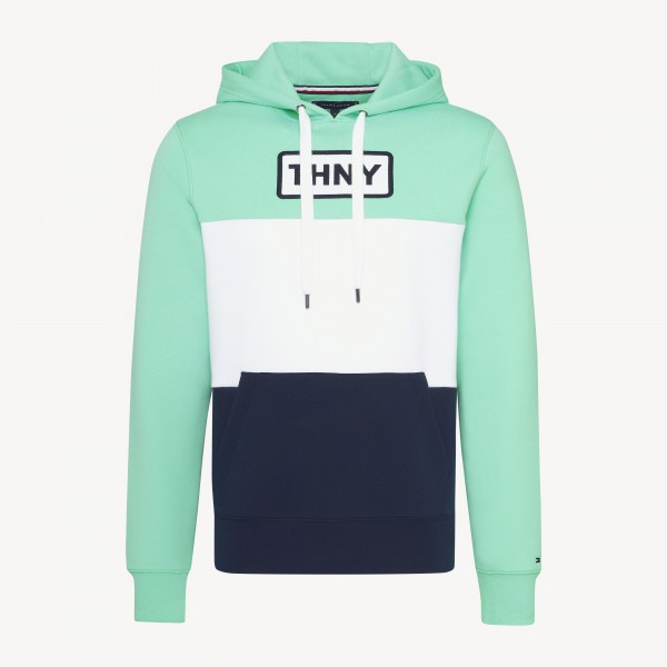 tommy hilfiger signature tape cuff sweatshirt