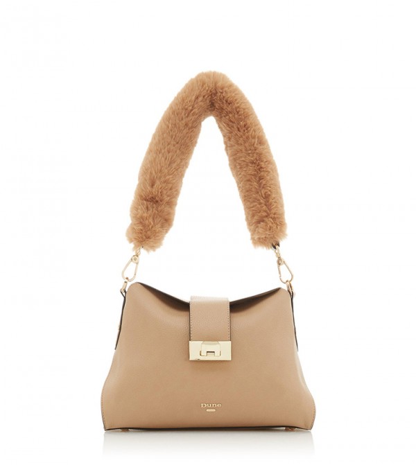 fluffy shoulder bag