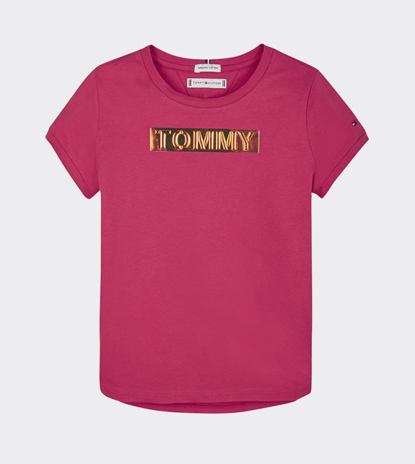 tommy hilfiger centre flag t shirt