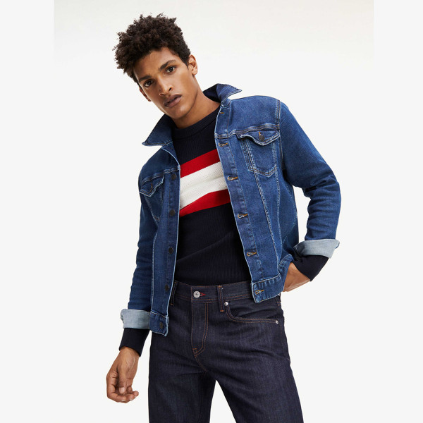 tommy hilfiger denim trucker jacket