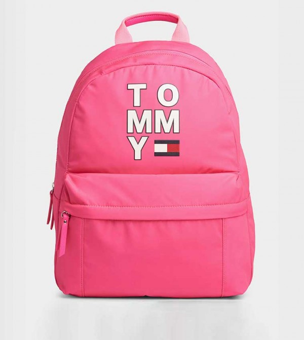 tommy hilfiger pink backpack