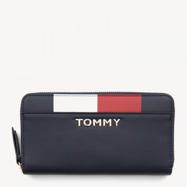tommy hilfiger wallet navy blue