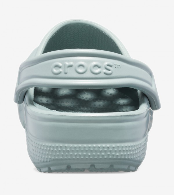 dusty green crocs