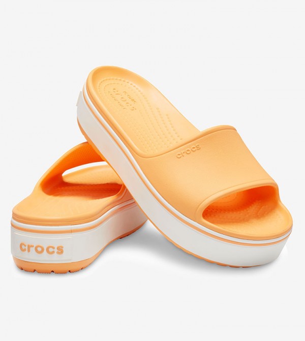 crocs platform slide