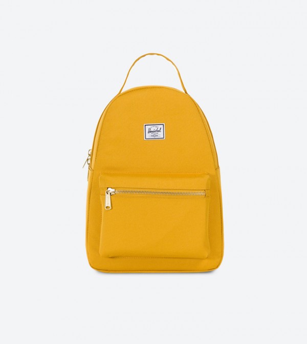 small yellow backpack