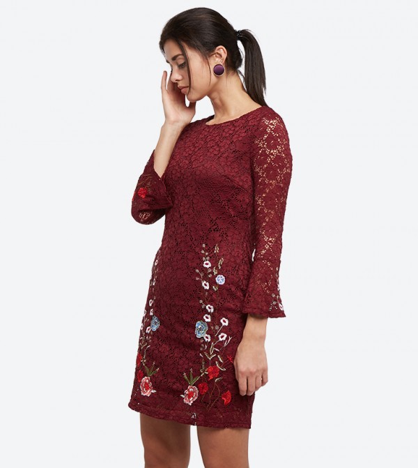 3/4 Length Lace Dress