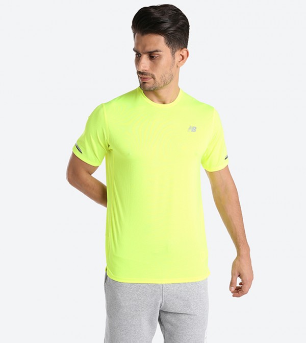 new balance polo shirt yellow