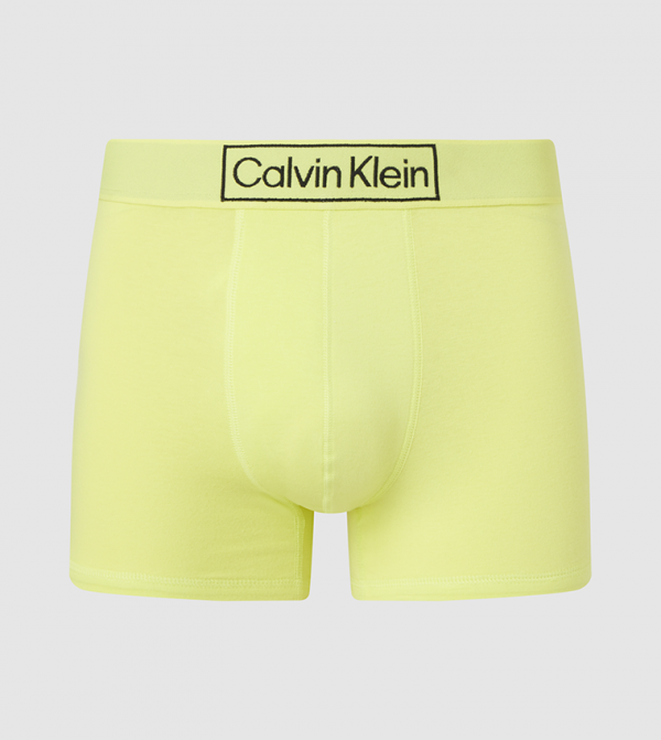 Buy Calvin Klein Logo Printed Trunk In Yellow 6thStreet UAE