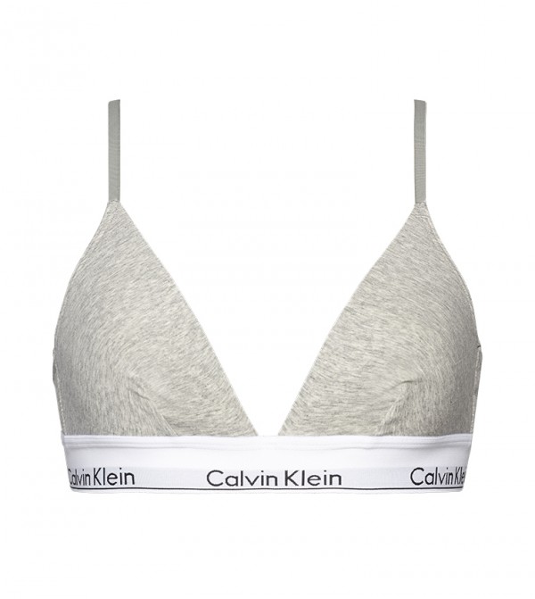 Calvin klein grey discount triangle bra