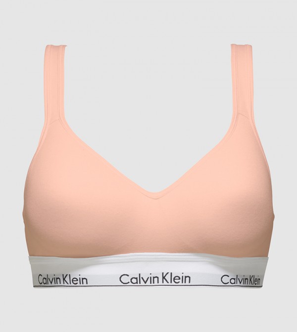 Buy Calvin Klein Scoop Back Lift Bralette In Peach