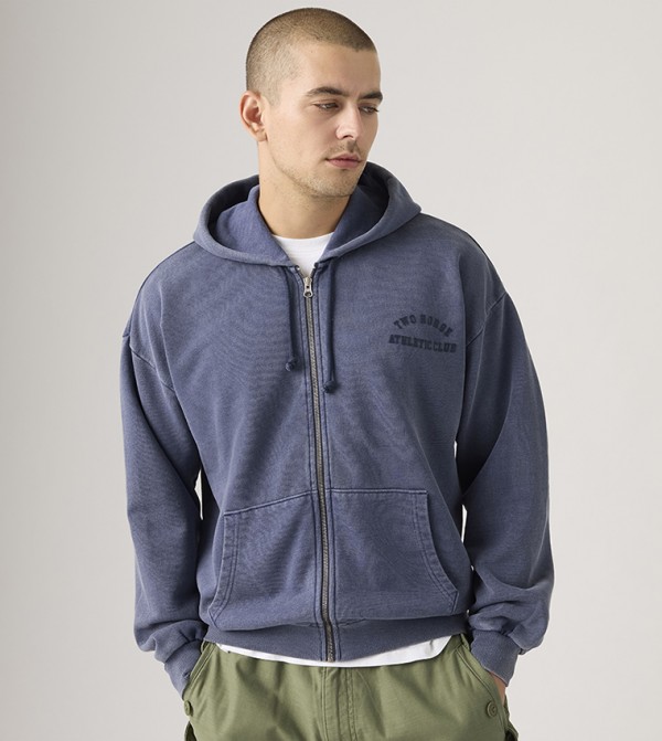 Two Horse Hooded Zip-Up Jacket