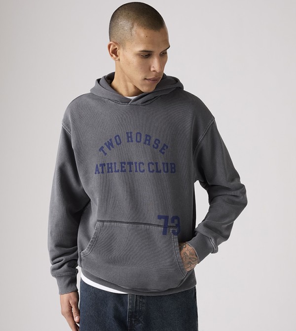 Two Horse Long Sleeves Hoodie