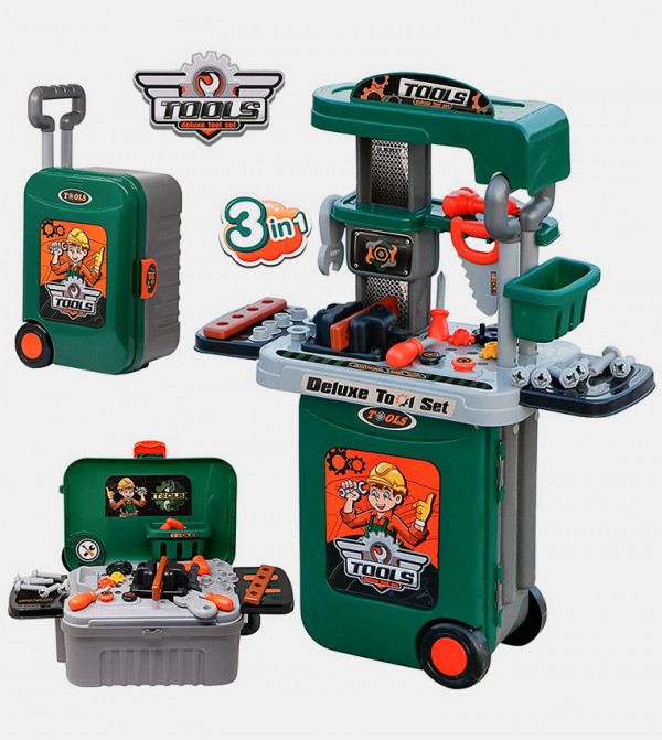 Deluxe tool set toy best sale