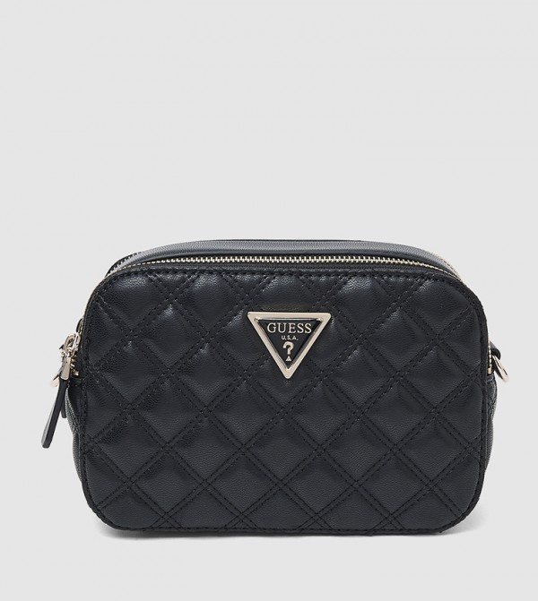 Quilted Zippered Camera Bag