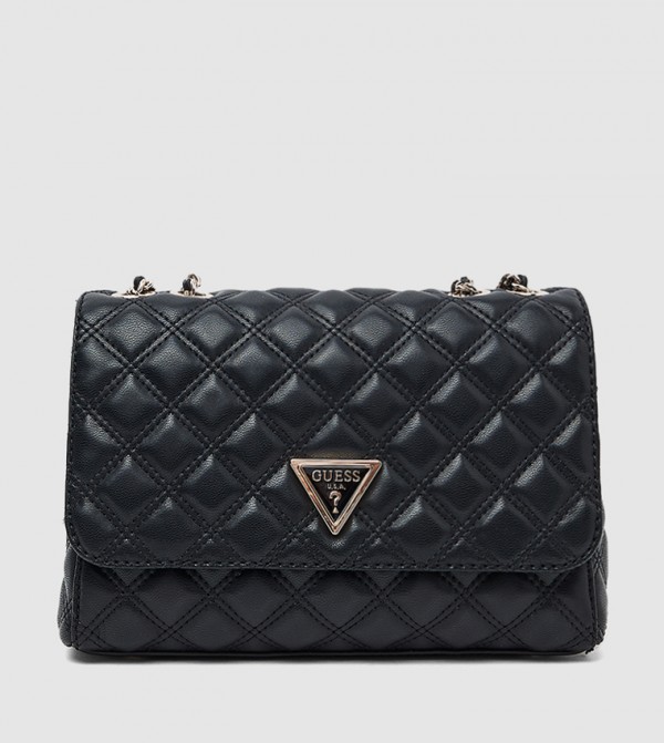 Quilted Convertible Crossbody Bag