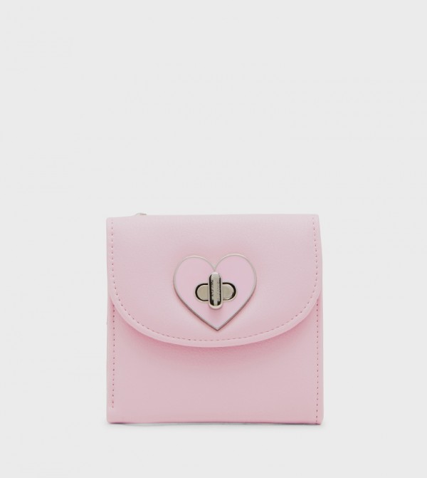 ADAISY Textured Twist Lock Wallet