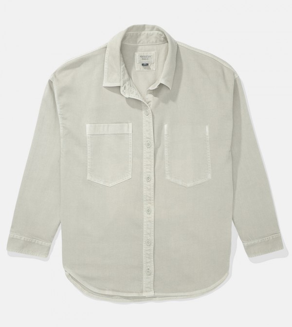Pocket Detail Long Sleeves Shirt