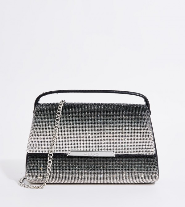 ADAE Embellished Chain Handle Crossbody Bag