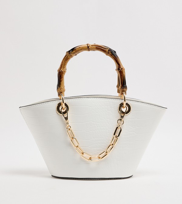 SICIA Textured Satchel Bag