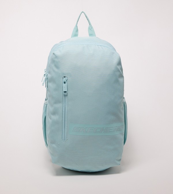 Logo Detail Zippered Backpack