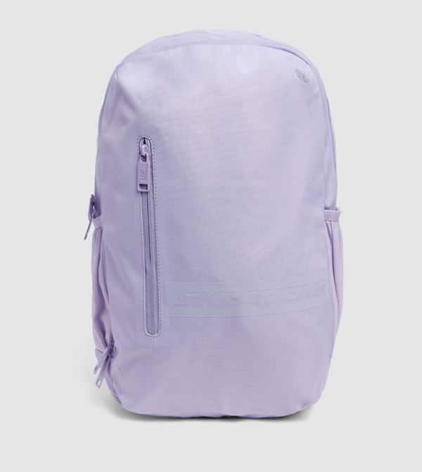 ATHLECTIC Logo Printed Zippered Backpack