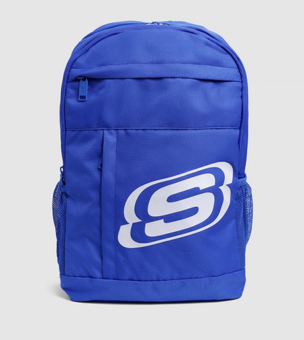 CENTRAL Logo Printed Zippered Backpack