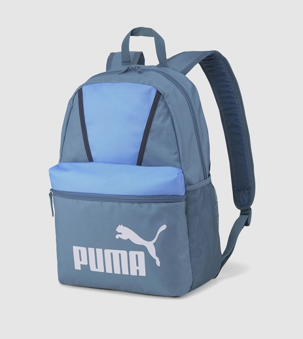 Logo Printed Phase Color Block Backpack