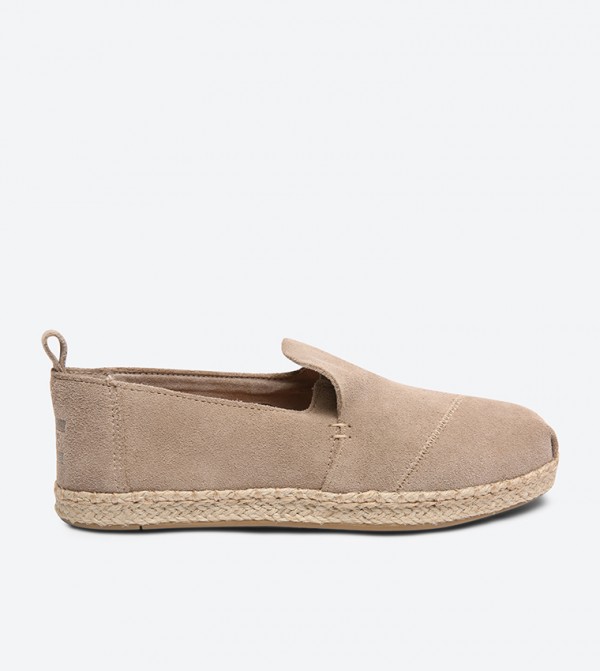 Desert taupe suede hot sale women's deconstructed alpargatas