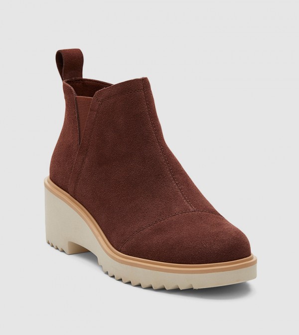 Toms evie suede on sale booties