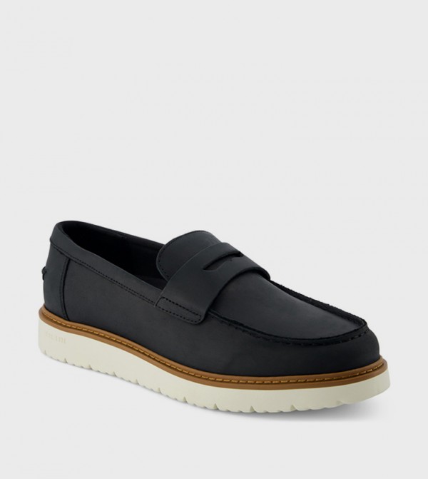 NAVI Round Toe Slip-On Loafers