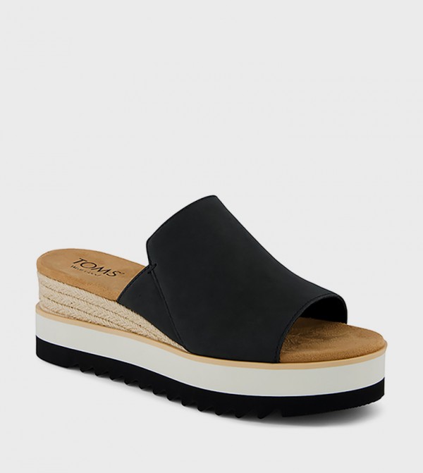 DIANA Open Toe Espadrille Wedges