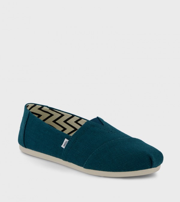 ALPARGATA CLASSIC Logo Label Slip-On Shoes