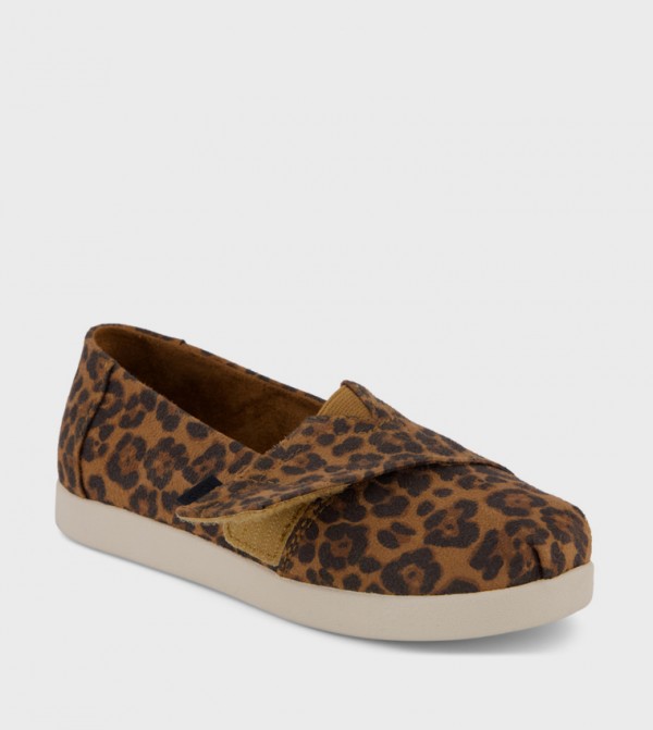 ALPARGATA CLASSIC Leopard Print Slip-On Shoes