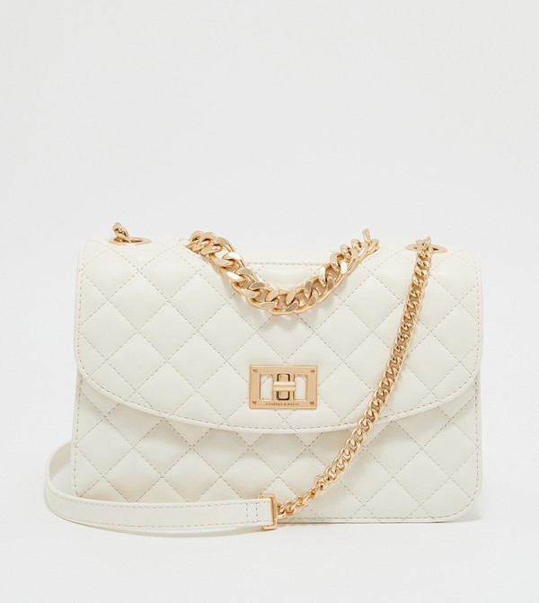 ショルダーバッグ・ポシェット ^LEATHERY^ Herringbone chain cozy shoulder bag SAND BEIGE LR Geox® CLARISSY: Women's tan Shoulder Bag | Geox® CASHMERE