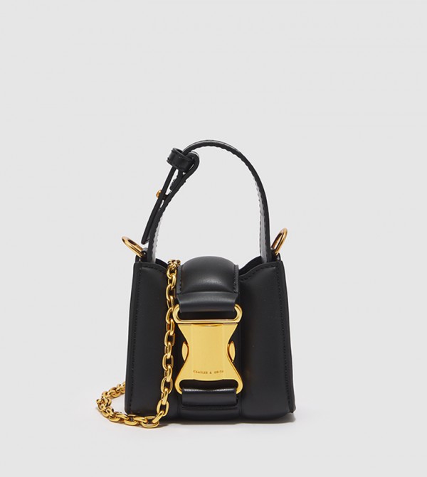 Buy Charles & Keith Ivy Top Handle Mini Bag In Black