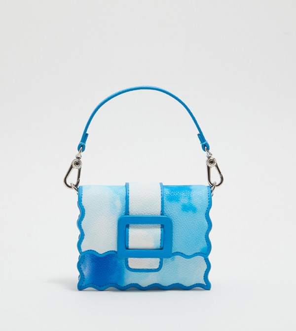 ★CHARLES&KEITH Waverly Scallop-Trim Bag/送料込 CHARLES & KEITH Waverly Cow Print Scallop-Trim Bag in Chalk