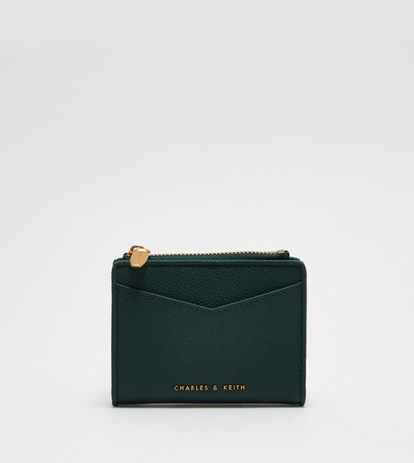 Charles & Keith Cayce Short Wallet in Green