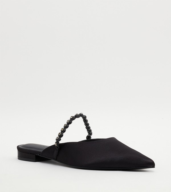 Gem-Strap Flat Mules