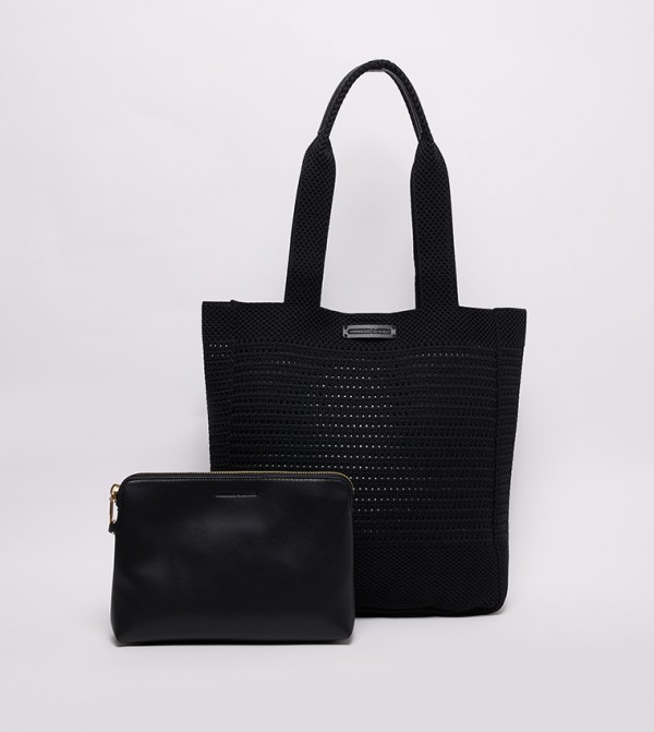 Crochet Shoulder Bag with Pouch
