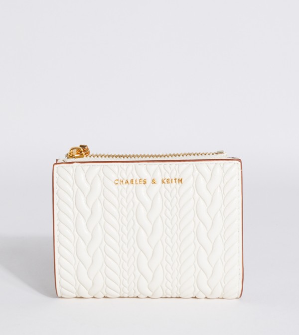 Apolline Textured Zip Closure Wallet