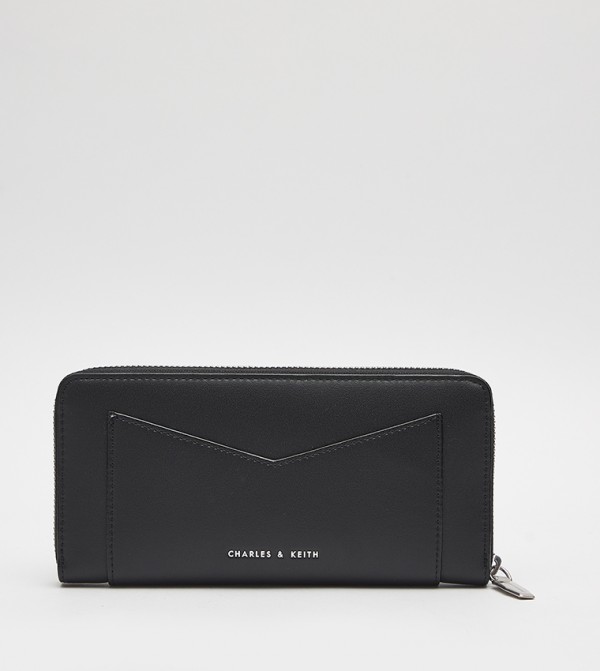 GAIA Logo Detail Zip-Around Wallet
