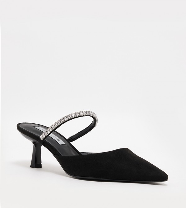 AMBROSIA Gem Embellished Mule Pumps