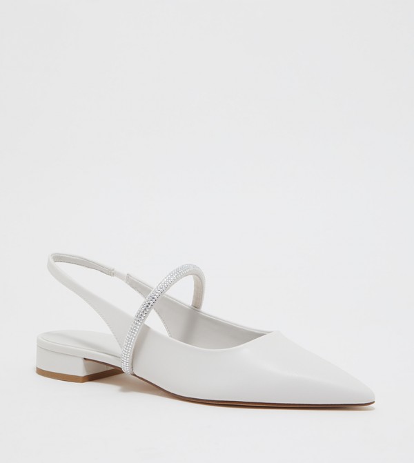 Embellished Slingback Flats