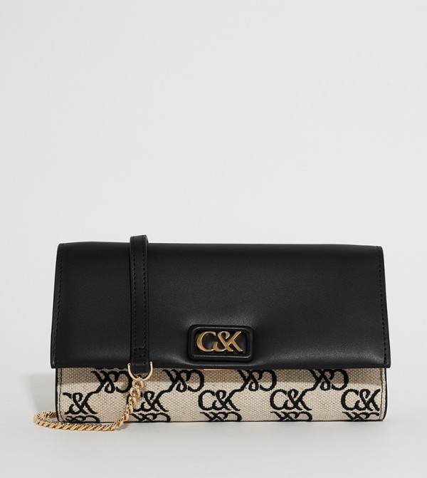 Logo Detail Wallet with Sling