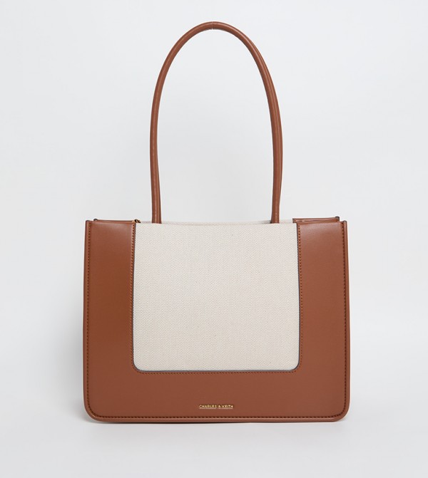 DAYLLA Color Block Tote Bag